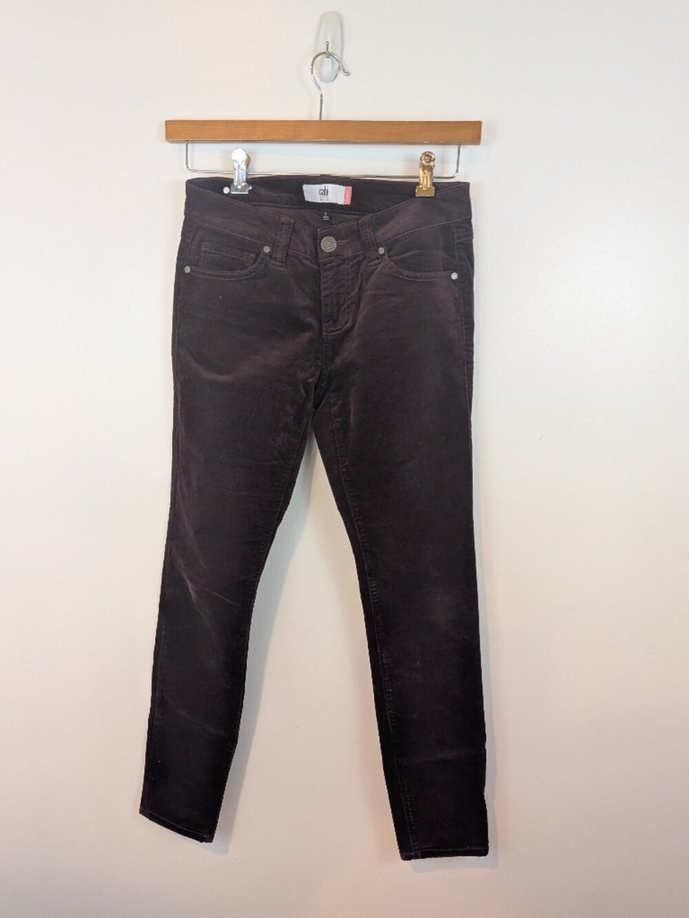 cAbi Maroon Corduroy Pants, Sz 2